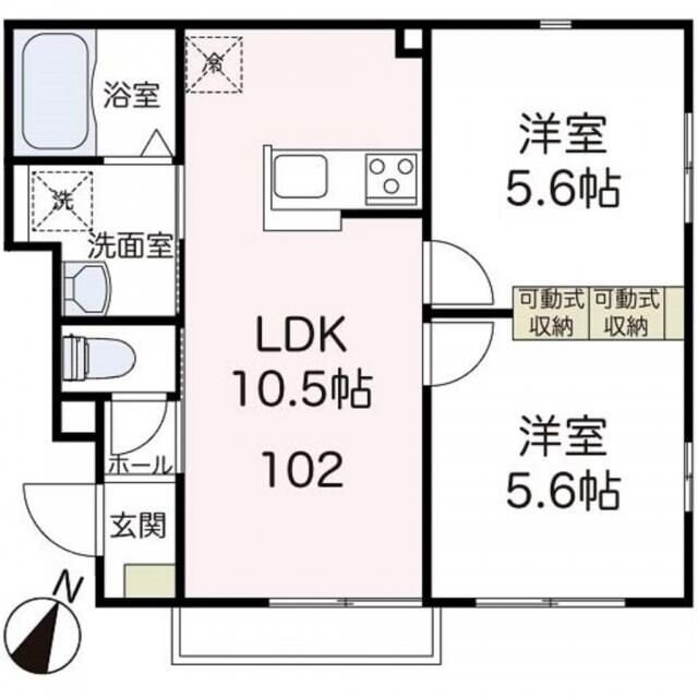 ブランシェ川崎　Ｉの物件間取画像