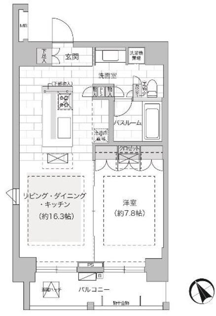 ブランシエスタ駒込の物件間取画像