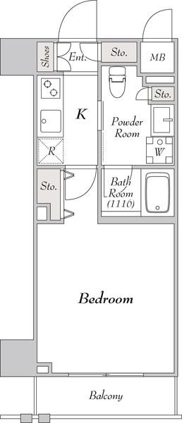 MYRIA RESIDENCE Komagomeの物件間取画像