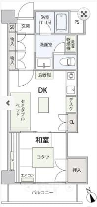 コンフォート文京小石川の物件間取画像