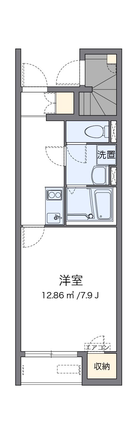 クレイノパピルスの物件間取画像