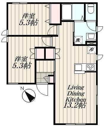 Petit　Renardの物件間取画像