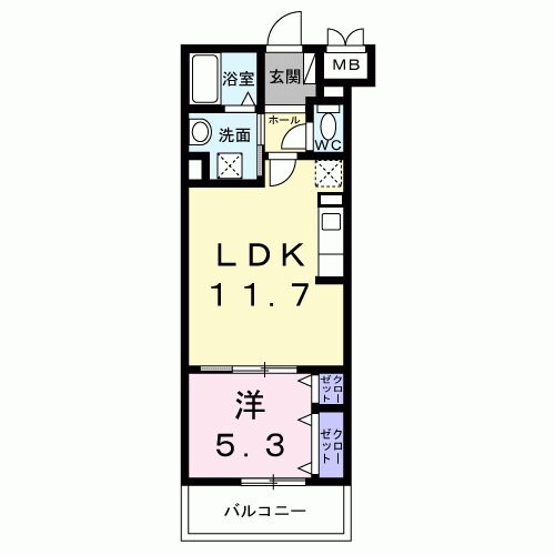 ソレアード志茂の物件間取画像