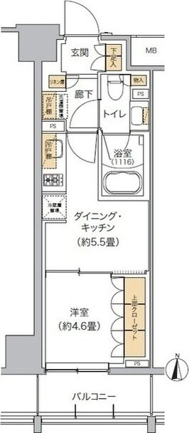 リビオメゾン東池袋の物件間取画像