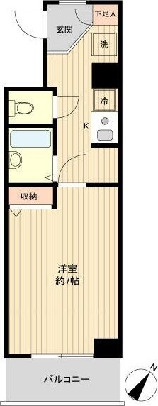 ルミエール巣鴨の物件間取画像