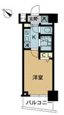 スカイコート池袋第７の物件間取画像