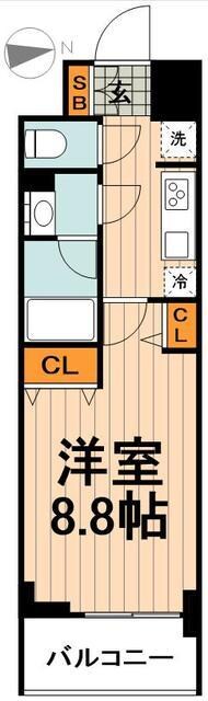 オンズマリーナ田端の物件間取画像