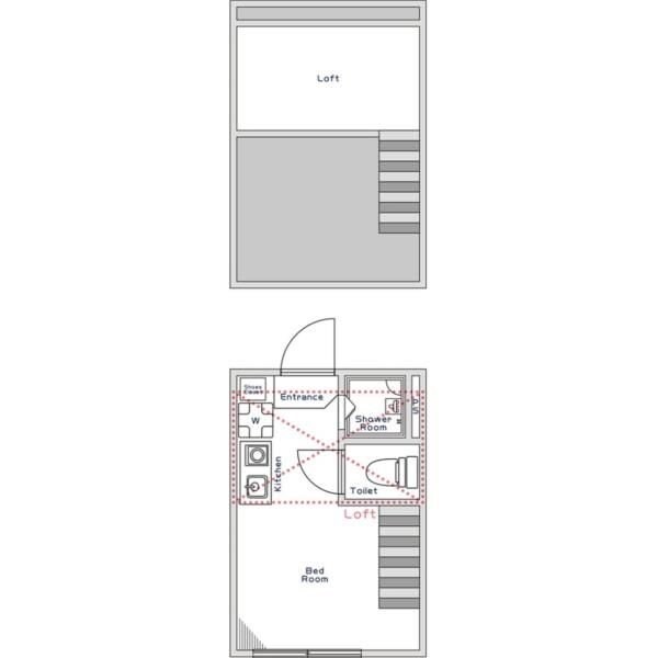 Ｂｌｕｅ　Ｒｅｅｆ２号館の物件間取画像