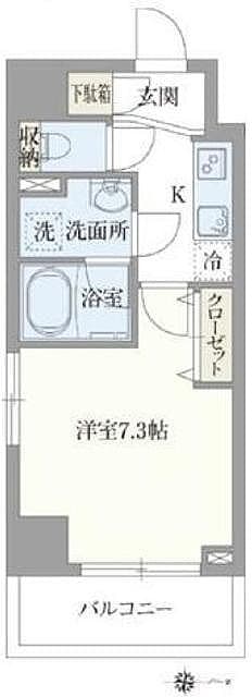 ライトテラス赤羽の物件間取画像