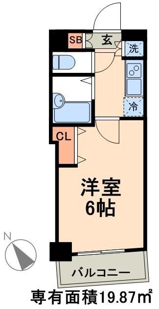 パークウェル千駄木駅前の物件間取画像