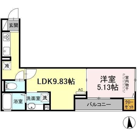 グリシーヌの物件間取画像