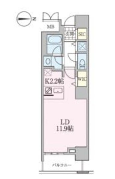 ロイヤルパークスタワー南千住の物件間取画像