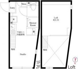 ポラリス上十条の物件間取画像