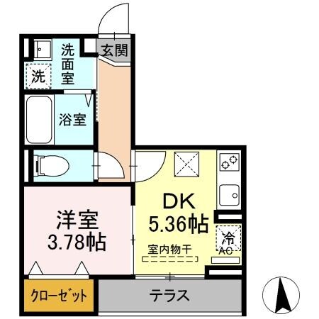 グリシーヌの物件間取画像