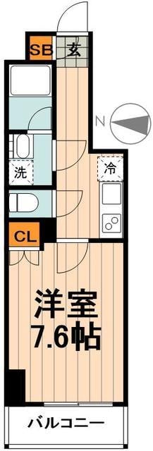 GENOVIA隅田川west skygardenの物件間取画像