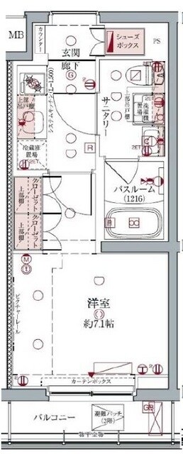 クレヴィスタ板橋本蓮沼の物件間取画像