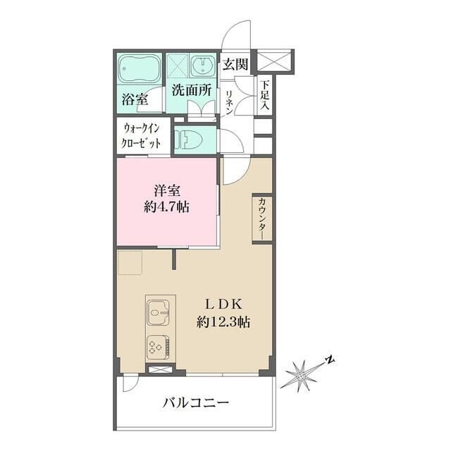 ACPレジデンス文京春日の物件間取画像