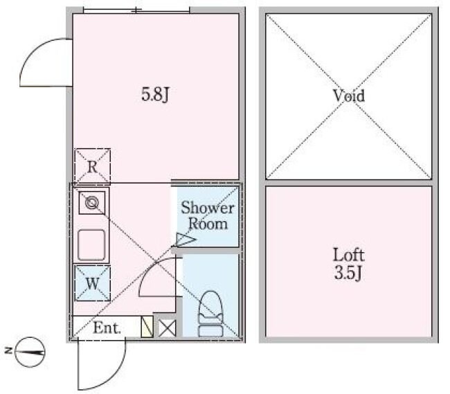 Ｇｌａｎｚ町屋Iの物件間取画像