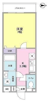 ル　ヴァンヴェール　目白の物件間取画像