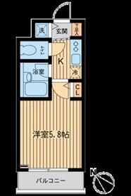 ザ・パーククロス市ヶ谷の物件間取画像