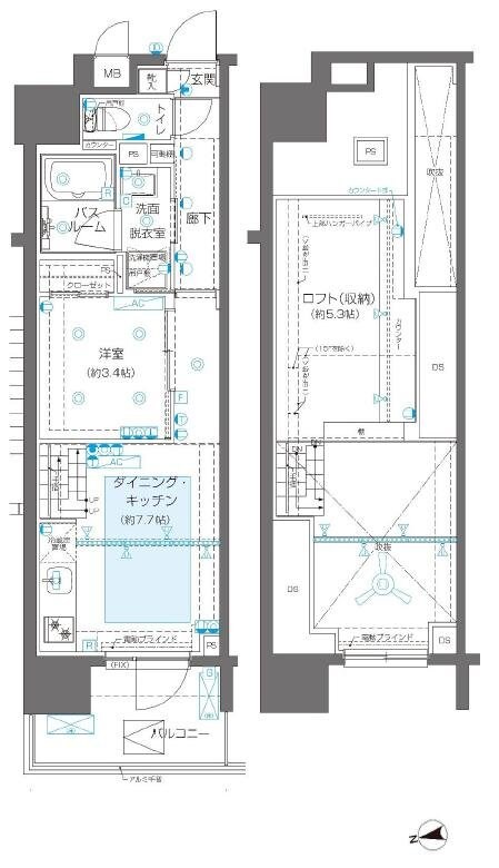 ZOOM新宿御苑前の物件間取画像