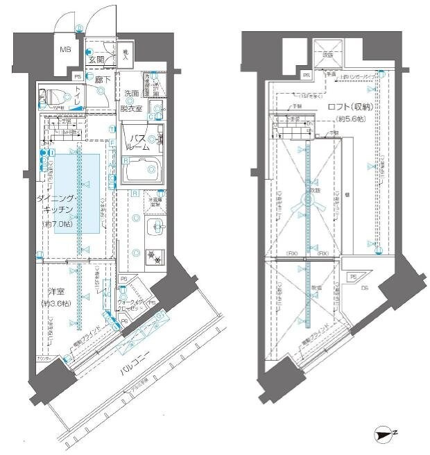 ZOOM新宿御苑前の物件間取画像