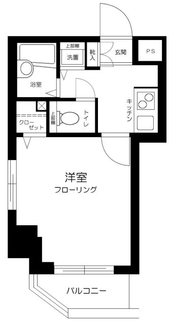 スカイコート神楽坂壱番館の物件間取画像