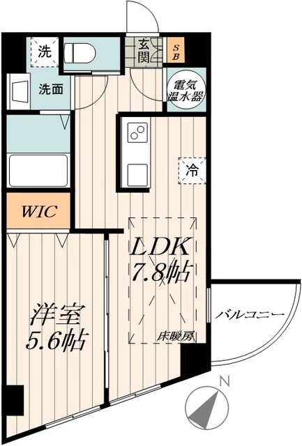 田澤ＢＬ西新宿の物件間取画像