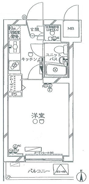 ルーブル新宿西落合IIの物件間取画像