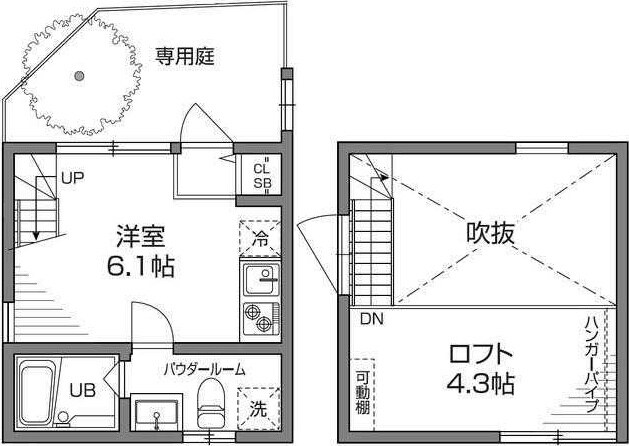 さくらはうすの物件間取画像