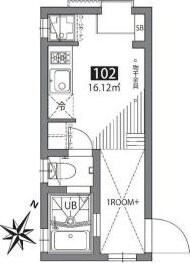 グランエッグス西新宿Sの物件間取画像