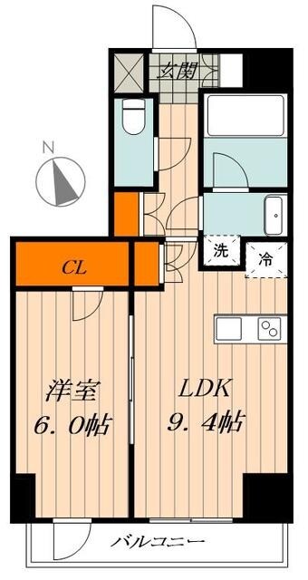 ディームス神楽坂Iの物件間取画像