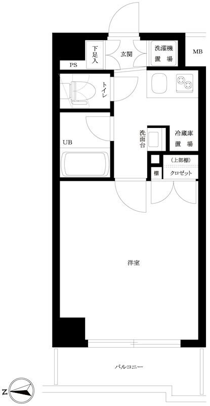 ルーブル高田馬場参番館の物件間取画像