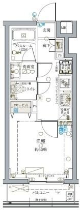 クレヴィスタ中野落合の物件間取画像