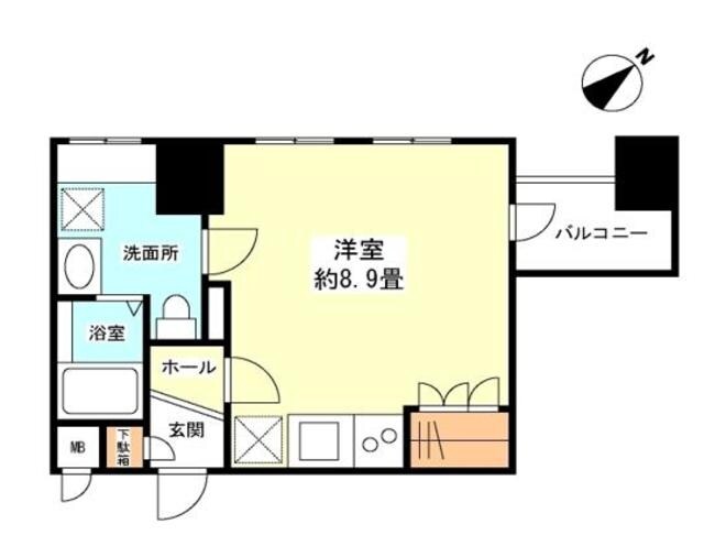 グランカーサ新宿御苑の物件間取画像