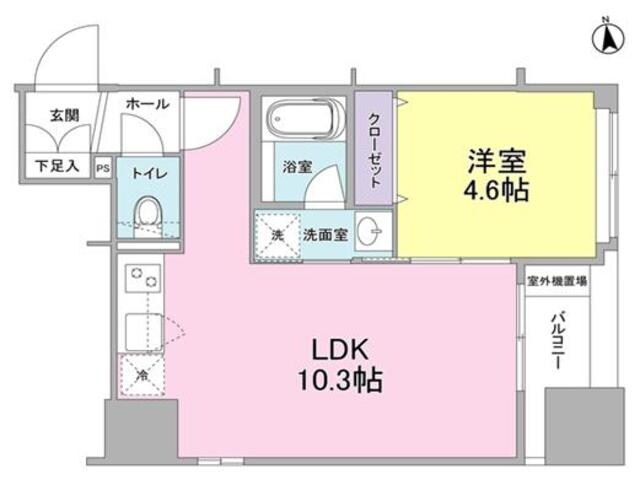 リバーレ東新宿の物件間取画像