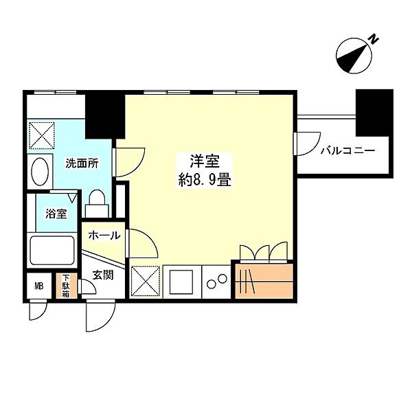 グランカーサ新宿御苑の物件間取画像