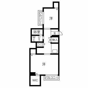 Ｌｅ－ｌｉｏｎ牛込柳町の物件間取画像