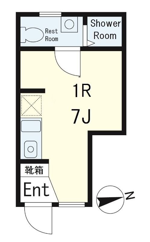 ディアコート神楽坂の物件間取画像