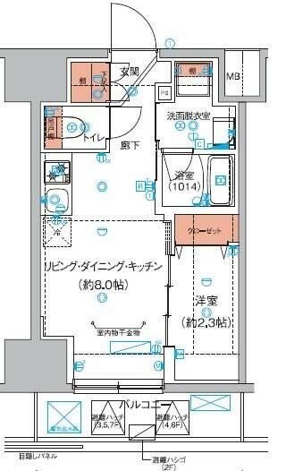 （仮称）巣鴨山手インサイドレジデンスの物件間取画像