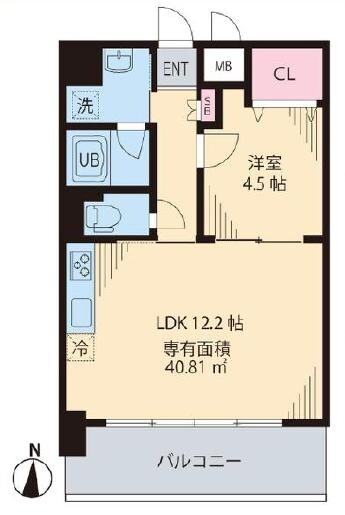 ソルジェンテ中野の物件間取画像