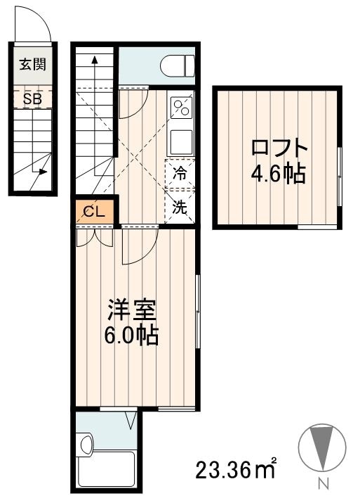 ティアラの物件間取画像