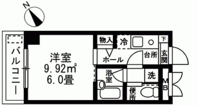 フルールエポワールの物件間取画像