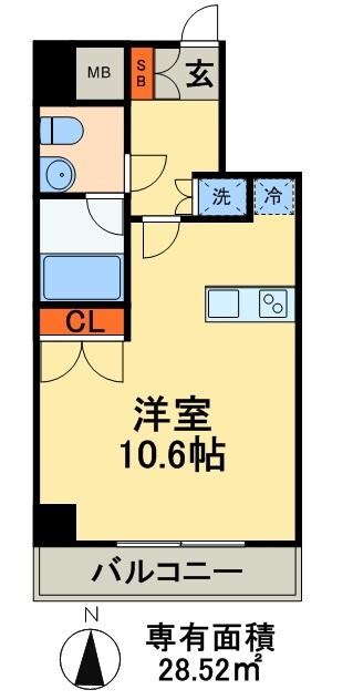 ヴェルト南千住の物件間取画像