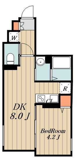 エルファーロ東日暮里の物件間取画像