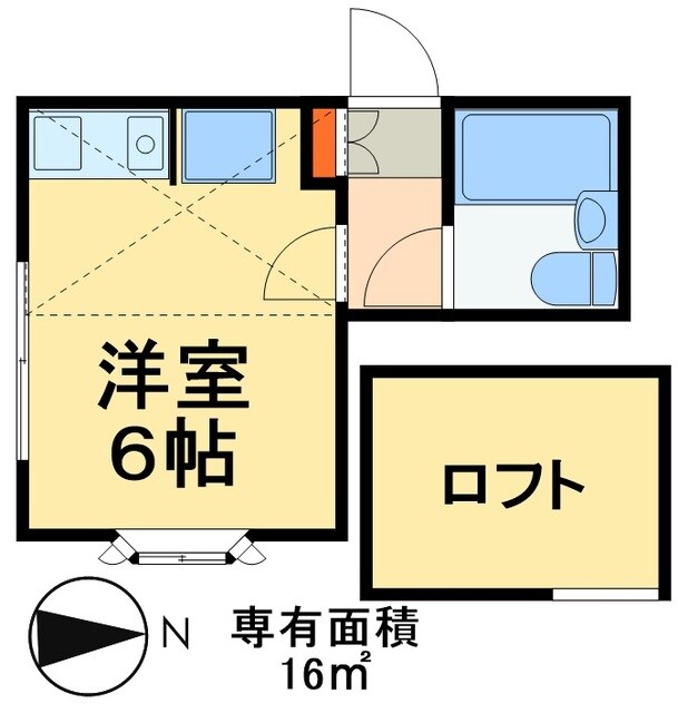 オリエント日暮里の物件間取画像