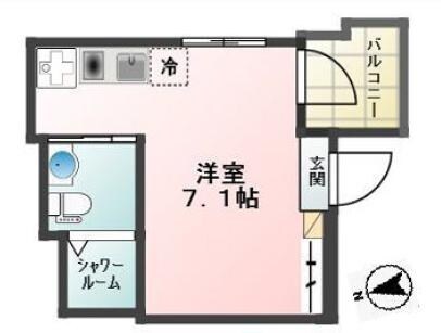 Glanz南千住EASTの物件間取画像