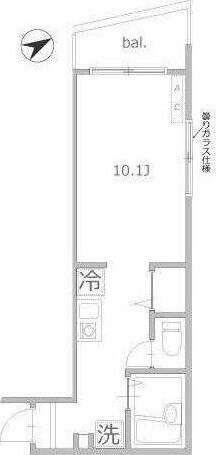 ブロッサムテラス町屋の物件間取画像