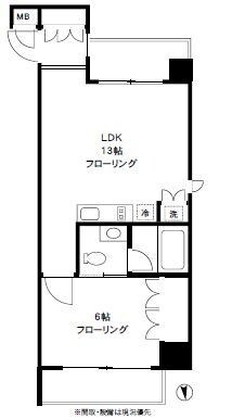 ＥＡＳＴ　ＡＫＩＨＡＢＡＲＡの物件間取画像