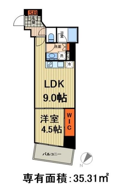 ザ・パークハビオ日本橋小伝馬町の物件間取画像